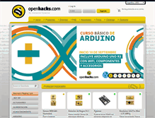 Tablet Screenshot of openhacks.com